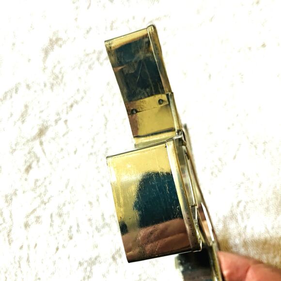 Vintage Metal Cooky Cutter Cookie 2 in 1 Gingerbread Boy Snowman 8 Inch High Box - Picture 11 of 13